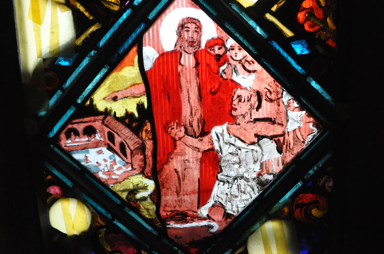 Cingria-Fenster, Stiftskirche Notre-Dame de l'Assomption