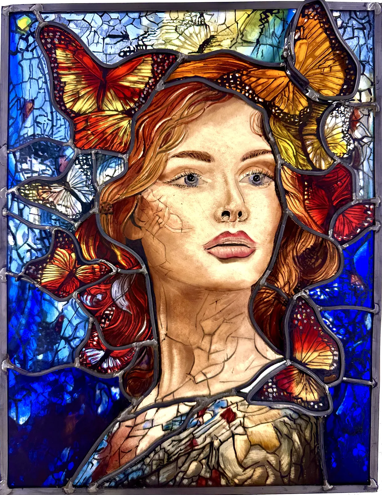 Lichtbild «Schmetterlingsfrau»